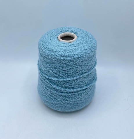 Cariaggi, Boucle merino, 140м/100гр. 90% Меринос, 10% Шелк , цвет-Голубой(196/761/79), 37350