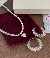 Набор украшений СИЯние колье +серьги конго