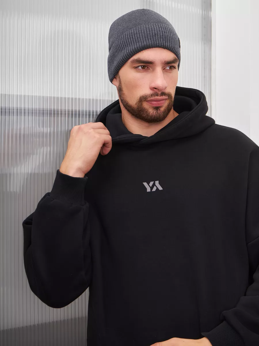 Шапка бини зимняя весенняя с флисом