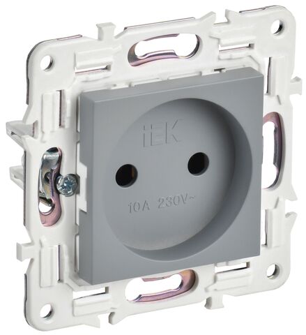 SKANDY Роз. без з/к/ш 10А SK-R02Gr сер. IEK