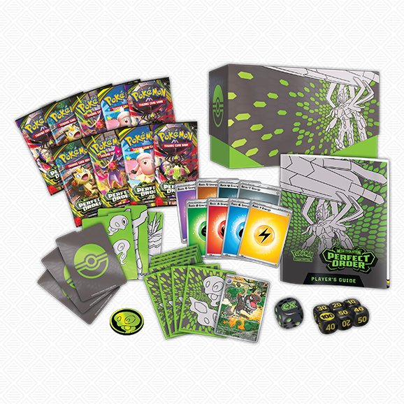 Набор карточек Pokemon TCG: Mega Evolution Elite Trainer Box