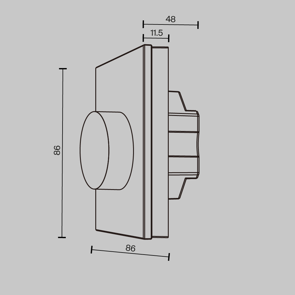 Панель управления Maytoni Lighting control 711024