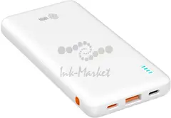 Мобильный аккумулятор Cactus CS-PBFSBA-10000_MAK 10000mAh 4.5A USB-A, 2xUSB-C белый — фото 2