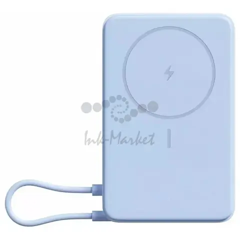 Мобильный аккумулятор Xiaomi Magnetic BHR08PCGL 10000mAh QC3.0/PD3.0 33W 3A USB-C беспров.зар. голубой