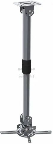 Кронштейн для проектора Cactus CS-VM-PR16L-AL серебристый макс.13.6кг потолочный поворот и наклон