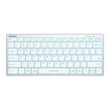 Клавиатура A4Tech Fstyler FX61 белый USB slim LED (FX61 WHITE)