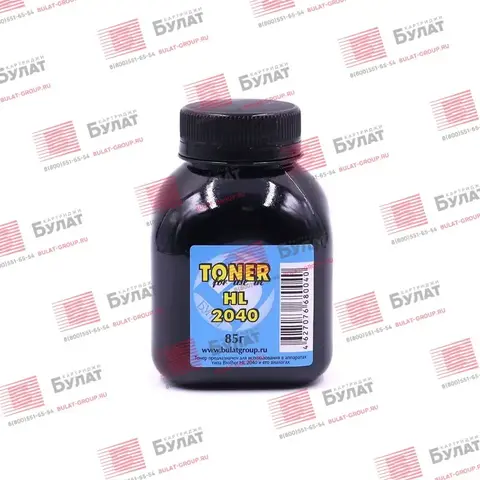 Тонер БУЛАТ для Brother HL-2040, HL-2240 (Чёрный, банка 85 г)