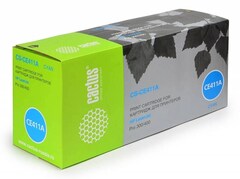 Картридж лазерный Cactus CS-CE411A CE411A голубой (2600стр.) для HP LJ Pro 300, M351, M451, M375