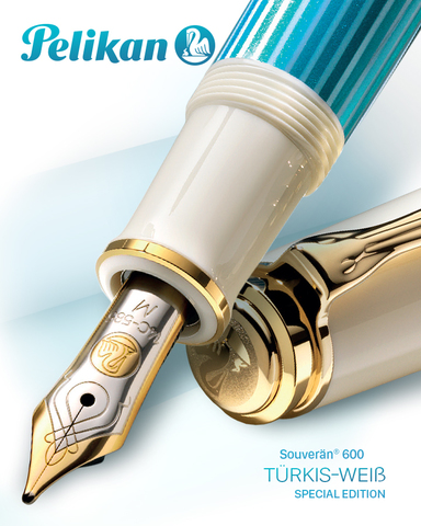 Pelikan Souverän® M 600 Turquoise-White