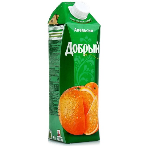 Сок добрый апельсин МИНИМАРКЕТ