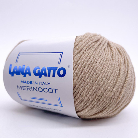 Пряжа Lana Gatto Merinocot 14522 беж