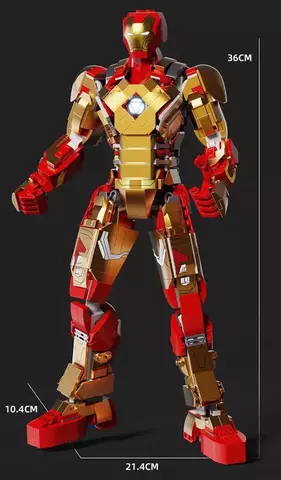 Конструктор Мстители костюм Железного человека Марк 42