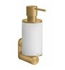 Gessi 316 54713#727 Дозатор для жидкого мыла настенный, цвет: белый/Brass Brushed PVD