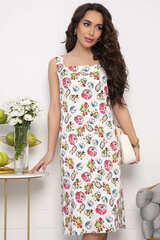 Платье Цветочные узоры (белое) П13504-30М LT Collection