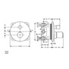Термостат встраиваемый на 1 потребителя Ideal Standard Melange A4721AA