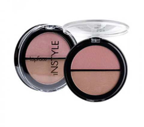 Topface Instyle Румяна Twin Blush On №004 пудровый,коричневый - PT353