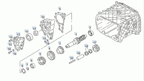 Крышка масляного насоса!\Iveco, MAN, RVI, DAF ZF ECOSPLIT III 16S151-16S221 Крышка масляного насоса МАН ТГА/MAN TGA   13 - 81385210004 Крышка насоса ZF - 1315302120