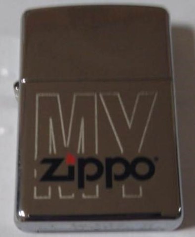 Зажигалка Zippo, латунь/сталь, серебристая, с покрытием High Polish Chrome 36х12х56 мм (250 My Zippo) | Wenger-Victorinox.Ru