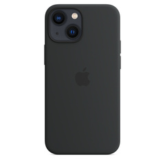 iPhone 13 mini Silicone Case with MagSafe Midnight