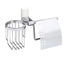 WasserKRAFT Leine K-5059WHITE Держатель туалетной бумаги и освежителя фото