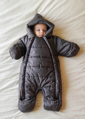 Демисезонный комбинезон Dew (графит)