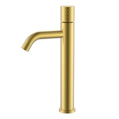 Boheme 122-MG Смеситель STICK для умыв. выс. Mat Gold с ручкой DIAMOND фото