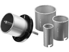 STAYER 6 шт, 33, 53, 67, 73 мм, карбид вольфрама, набор кольцевых коронок, Professional (33345-H6)