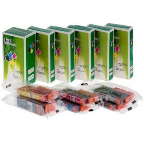 Комплект совместимых картриджей CLI-471 XL для Canon MG5740/MG6840/MG7740 (6 штук)