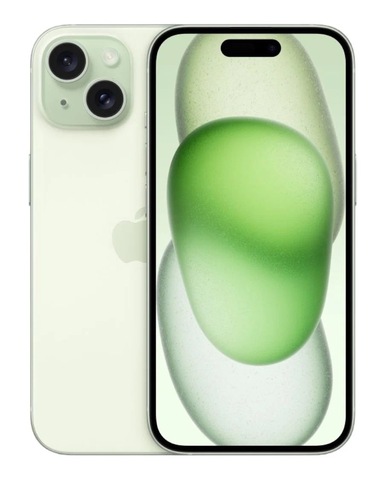 Смартфон Apple iPhone 15 512 ГБ (nano-SIM и eSIM), зелeный