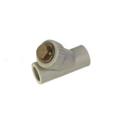 Фильтр полипропиленовый сетчатый Valfex, DN 20, PN 25, G-1/2'', серый, ВР-НР