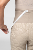Утепленные брюки для беременных 15289 бежевый