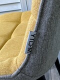 фото 4 Стул CHIC VF-06/ VF-20 желтый/ серый, ткань/ черный каркас М-City на profcook.ru
