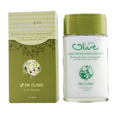 3W Clinic Olive For Man Fresh Emulsion Эмульсия с оливой для мужчин