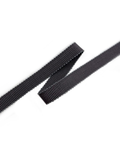 Репсовая лента , цвет: тёмно-серый, ширина: 10 мм
