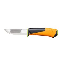 Нож для тяжелых работ с точилкой Fiskars