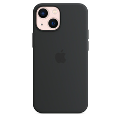iPhone 13 mini Silicone Case with MagSafe Midnight