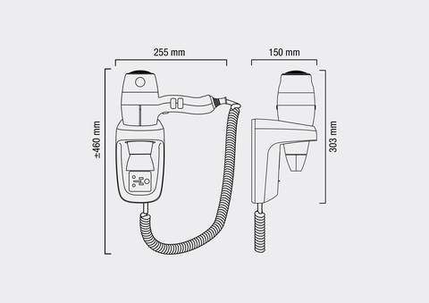 Фен настенный Valera Silent Jet Protect 2000 Shaver White