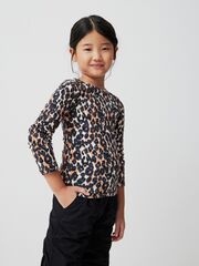 Лонгслив для девочки Next 972-459, Коричневый