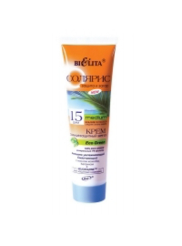 Солярис Крем солнцезащитный SPF 15 Eco Green 100 мл Белита