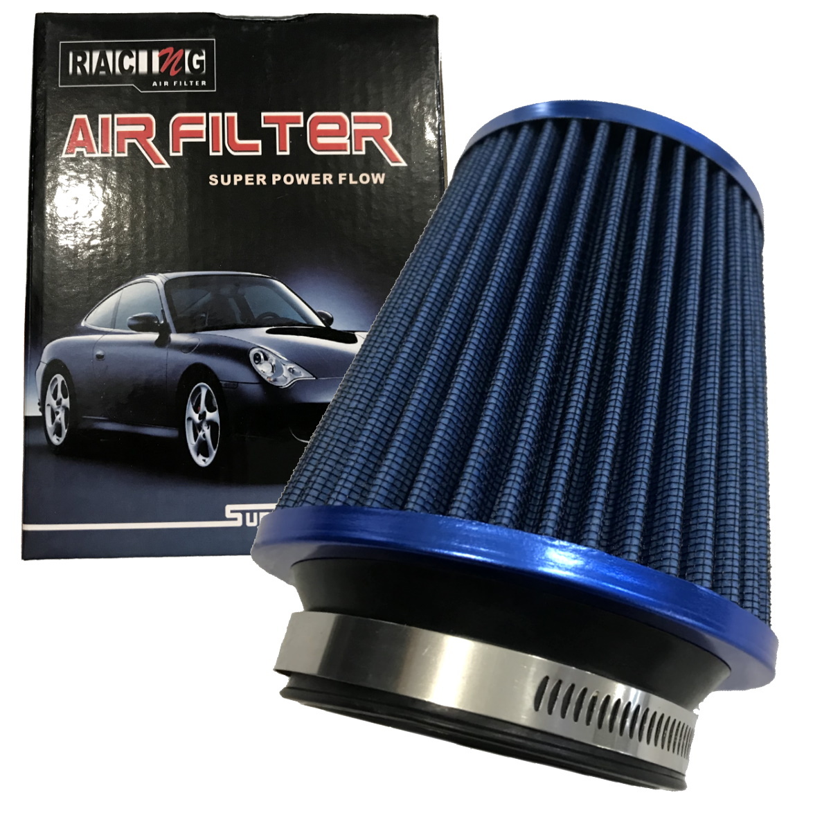 Воздушный фильтр нулевого сопротивления Racing air filter Т01014,  универсальный - купить по выгодной цене | Интернет-магазин автомобильных  аксессуаров TimeAuto