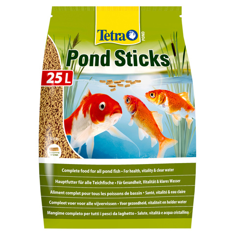 Tetra Pond Sticks корм для прудовых рыб в палочках (25 л)