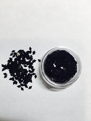 Ромбики для дизайна ногтей/ черный цвет