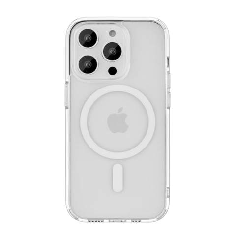 Чехол защитный uBear Real Mag Case  для Iphone 14 Pro, MagSafe, прозрачный