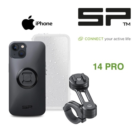 Набор креплений для мотоцикла SP Connect MOTO BUNDLE CASES для iPhone (c чехлом) (14 PRO)