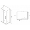 Abber Schwarzer Diamant AG30140MH-S90M-S90M Душевой уголок, 140x90x195