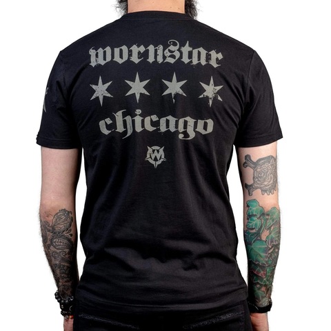 Wornstar | Футболка мужская CHICAGO CORE TEE W100 спина