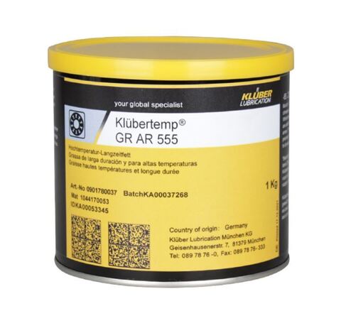 KLUBER Klubertemp GR AR 555 - долговременная смазка на основе полиэфирных масел (PFPE) - 1 кг