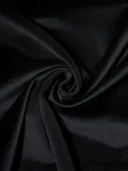 Бархат, 300 г/м2, 100% хлопок, 150 см, чёрный