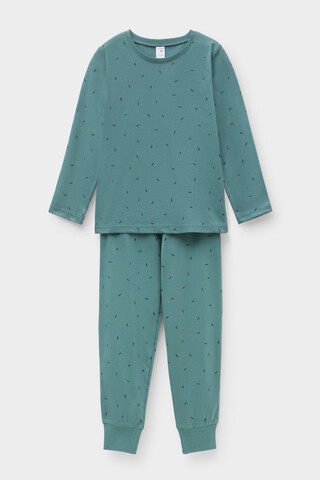 пижама  для мальчика  К 1561/24/темный малахит,палочки