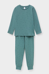 пижама  для мальчика  К 1561/24/темный малахит,палочки
